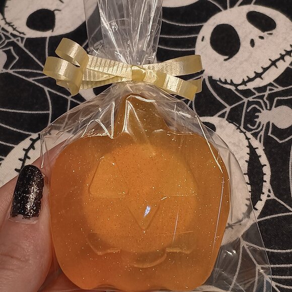 Handmade Jack O Lantern Soap - Picture 2 of 2